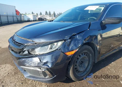 2021 Honda Civic Lx из США, поврежденный, VIN 2HGFC2F66MH529979